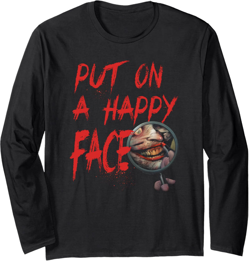 Batman Joker Put on a Happy Face Langarmshirt