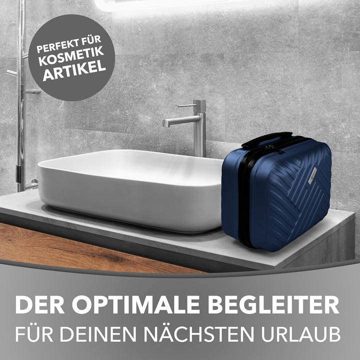 Xonic® Design Kosmetikkoffer aus ABS Hartschale – Robustes Beautycase als Handgepäck - Kosmetiktasch
