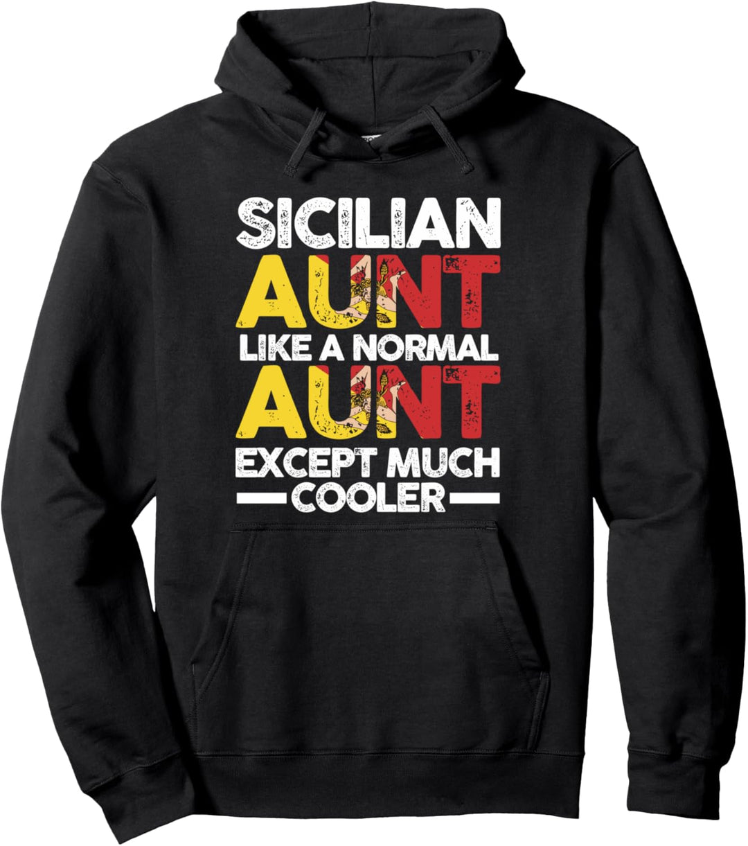 Sizilianische Tante Sizilien Pullover Hoodie