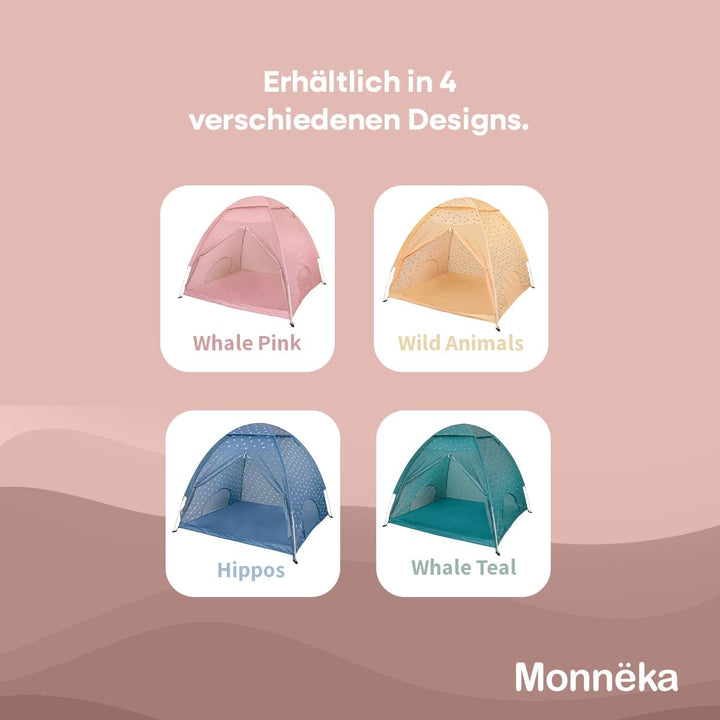 Strandzelt mit UPF 50+ Sonnenschutz | Spielzelt für Babys und Kinder | Mit Sonnenschutz, Moskitonetz