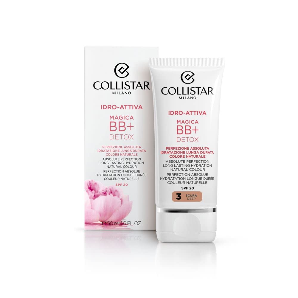 Collistar Idro-Attiva Magica BB+ Detox, n.3 dunkel , leichte Creme mit BB-Effekt für eine gleichmäss
