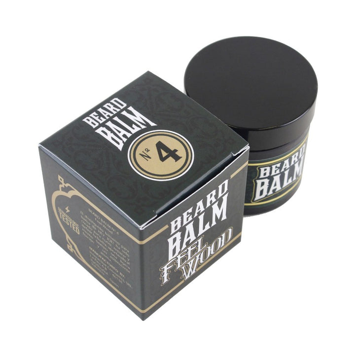 HEY JOE! Beard Balm Nº 4 Feel Wood | Feuchtigkeitsspendender Bartbalsam Männer mit Zedernholz- und W