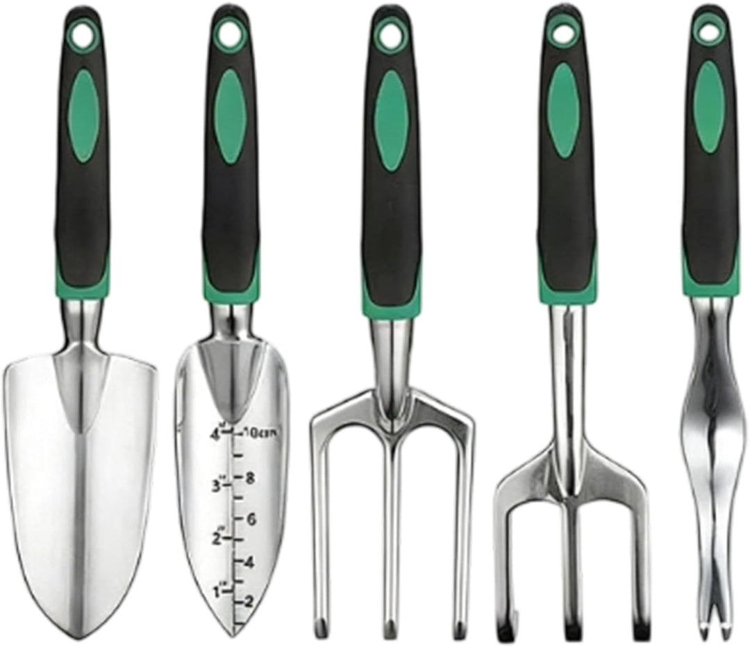 Gartenwerkzeug-Set mit Schaufeln, Schürze, Tragetasche, 11 Teile | Schwerlast-Gartenwerkzeuge für An
