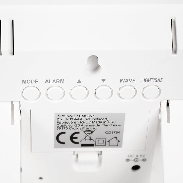 FISHTEC – Color My Day Wetterstation für den Innenbereich – Farb-LCD-Bildschirm – Temperatur, Luftfe