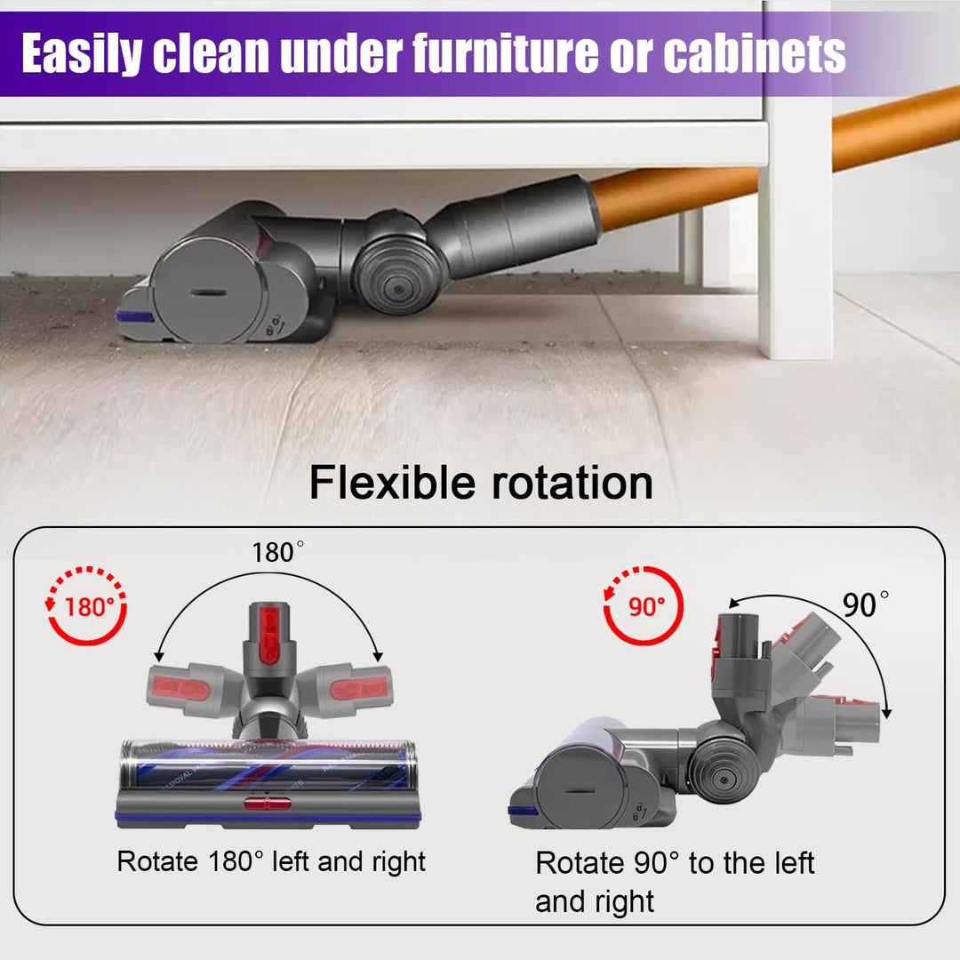 Torque Drive Bodendüse für Dyson V11 V15 V10 V7 V8 Staubsauger, Anti-Tangle Bürste zubehör Einstellb