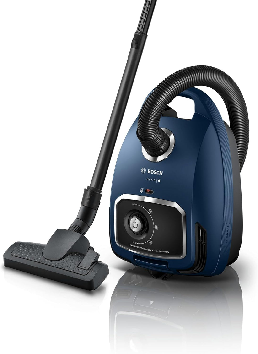 Bosch BGB6X300 Staubsauger mit Beutel, 4 L, 600 W, HEPA Filter, 75dB, 12 Meter Kabel