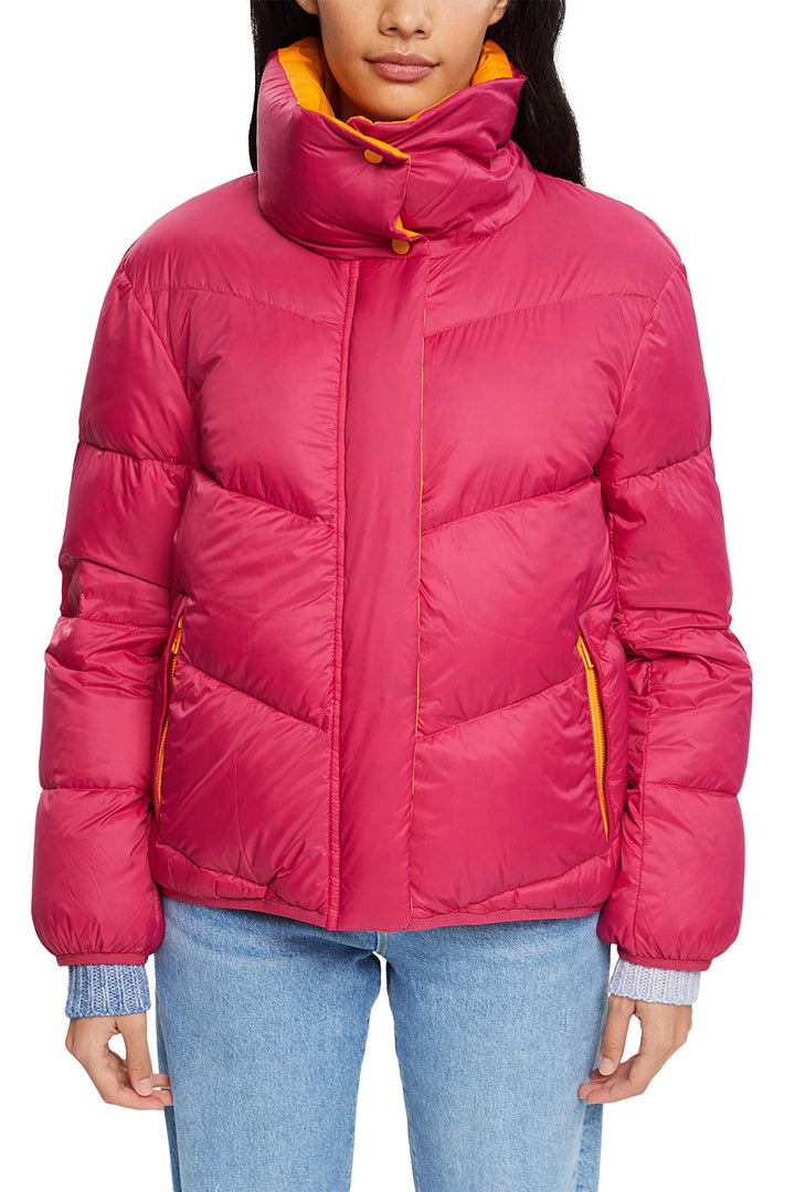 ESPRIT Damen Jacke S 650/DARK PINK, S 650/DARK PINK