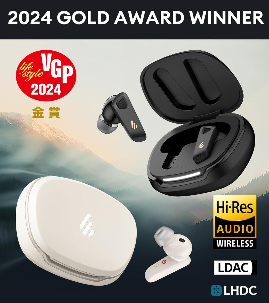 Edifier NeoBuds Pro 2 Multi-Channel Aktive Geräuschunterdrückungs Ohrhörer mit Spatial Audio, Hi-Res