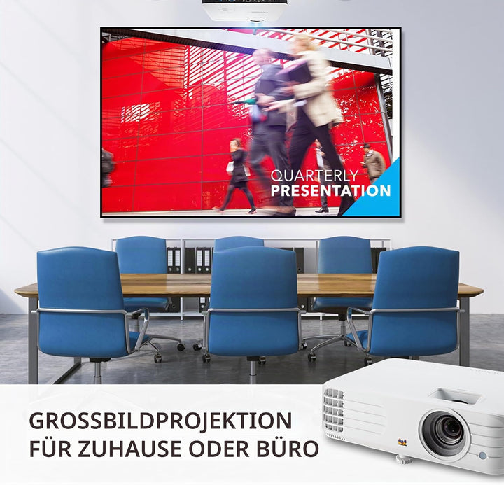 Viewsonic PG706HD Business DLP Beamer Full-HD, 4.000 ANSI Lumen, HDMI, USB, 10 Watt Lautsprecher, 1.