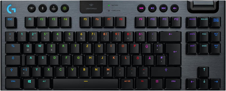 Logitech G915 TKL Tenkeyless Lightspeed RGB Mechanische Gaming-Tastatur für Laptop und PC, Low-Profi