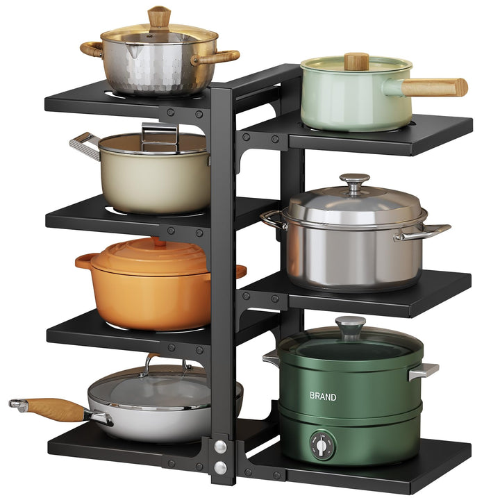 Töpfe und Pfannen Organizer für Schrank, Heavy Duty Topf Pfanne Rack unter Spüle Organizer und Aufbe