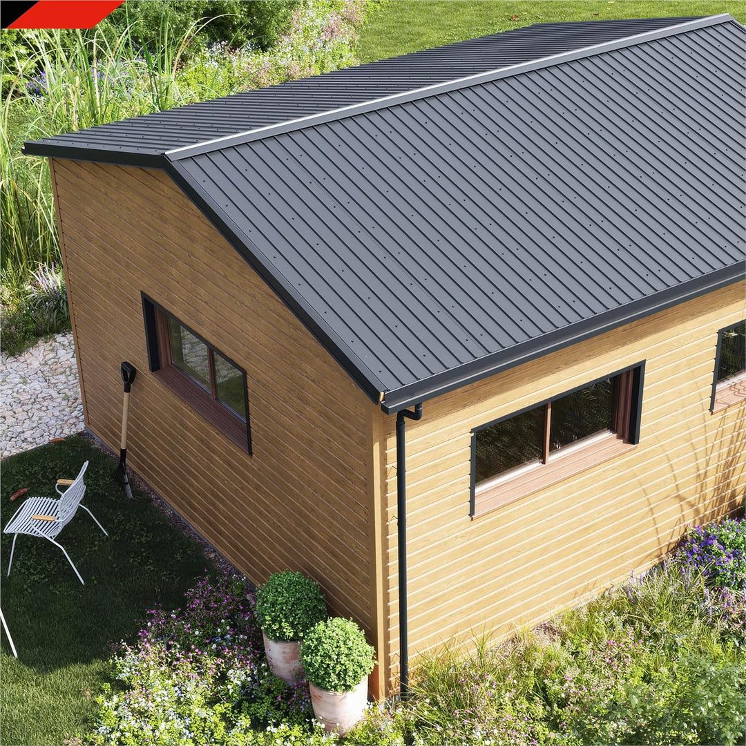 Smart Cover H12 12x Profilblech/Metallblech/Trapezblech/Wellblech/Dachblech RAL 7016 inkl. Schrauben