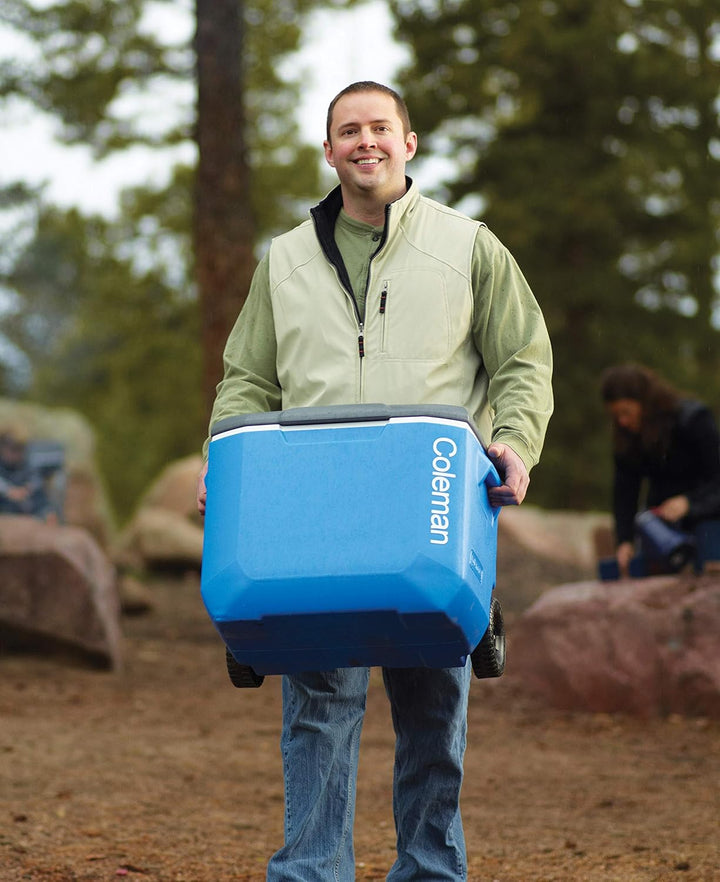 Coleman passive Kühlbox, Thermobox mit 15/30/60 L Fassungsvermögen, mobile passiv Kühlbox, Eisbox 60