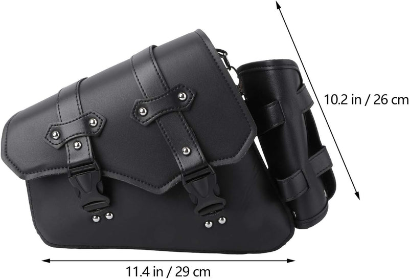 BESPORTBLE Motorradtasche Seitentasche Links Satteltasche PU Leder Wasserdicht Motorräder Gepäckträg