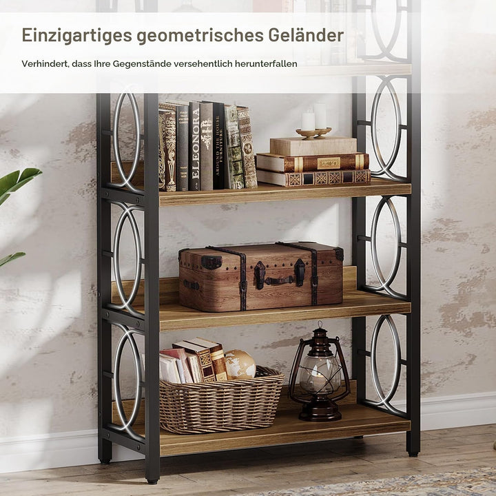 Tribesigns Pflanzenständer holz, 6-stufig 180 cm hoher industrieller Pflanzenständer, robustes freis