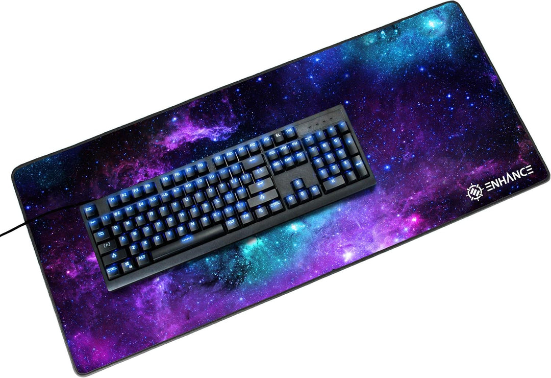Enhance GX-MP2 Verlängert Gaming Mouse Pad - Grosses XL Mauspad (80 x 35 cm) für professionelle Espo