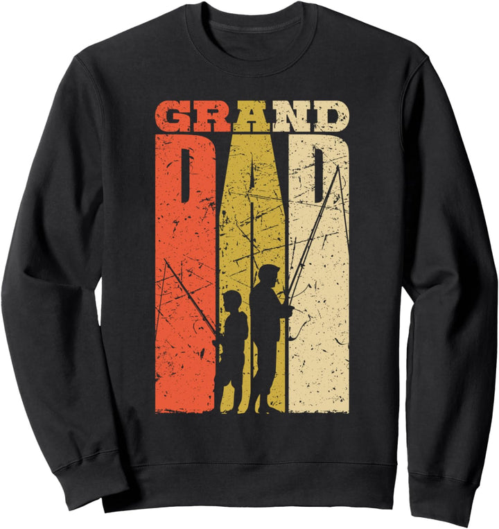 Opa und Enkel Angler Geschenke für Hobbyangler zum angeln Sweatshirt