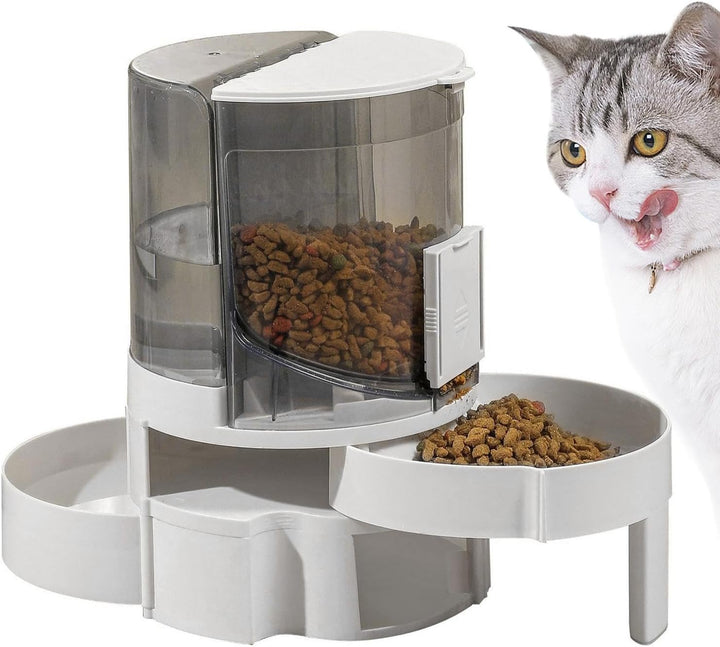 Automatischer Wassernapf für Hunde,Automatischer Katzenfutterautomat - Automatische Futter- und Wass