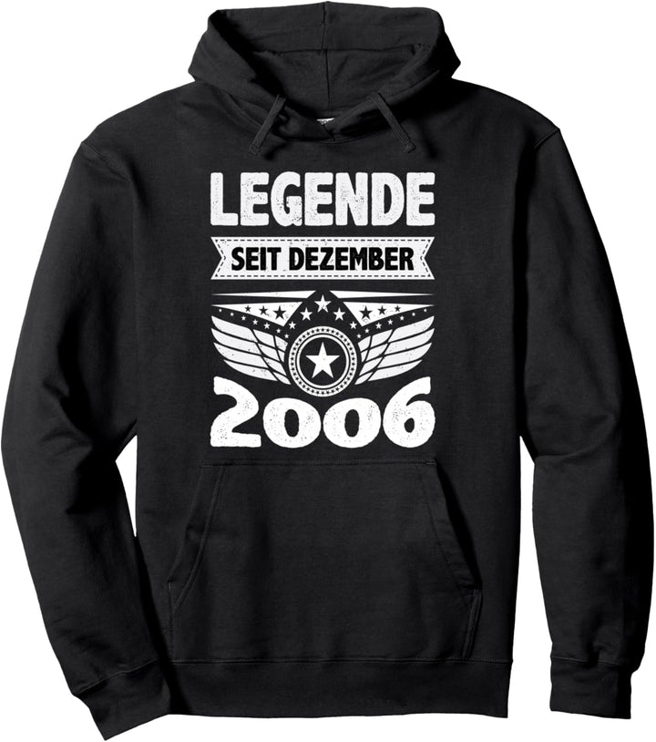 Dezember 2006 Legende seit 17 Jahren Mann Frau Geburtstag Pullover Hoodie