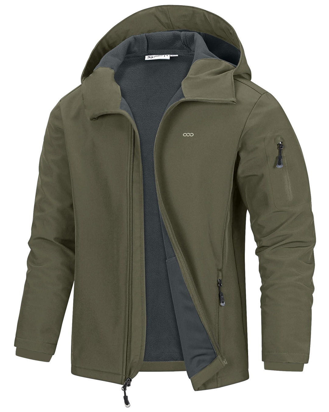 33,000ft Jacke Herren Wasserdichte Atmungsaktiv Softshelljacke - Übergangsjacke Winddichte Regenjack