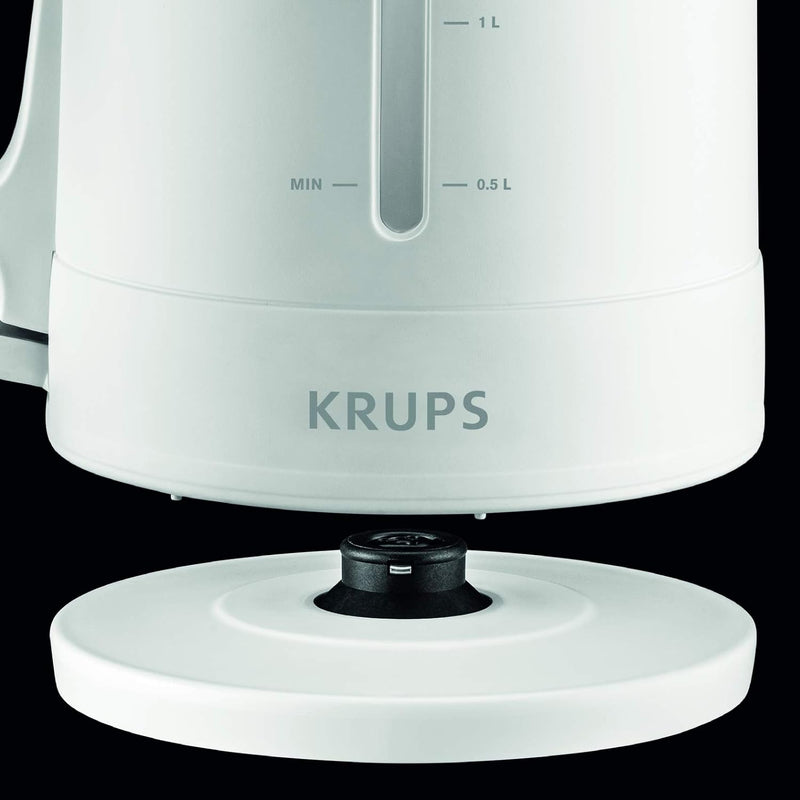 Krups BW2441 Wasserkocher Pro Aroma | 1,6 L Fassungsvermögen | 2.400 W | Beleuchteter Ein-/ Ausschal