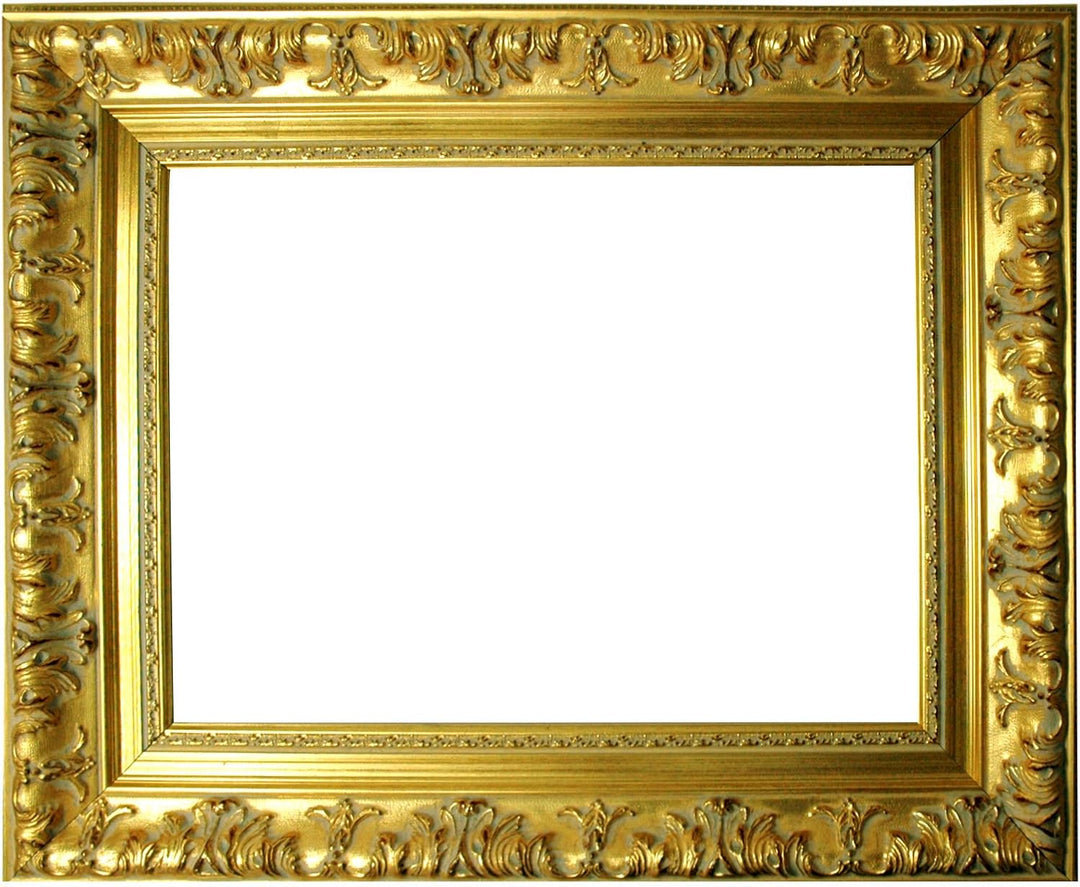 Barockrahmen Gold fein verziert 979 ORO, 50x70 cm Leerrahmen, 50x70 cm Leerrahmen