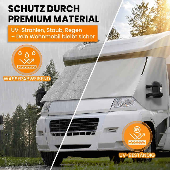 FIAT Ducato Frontscheibenabdeckung – hochwertige, wetterfeste Thermomatte aussen mit effektivem Sonn