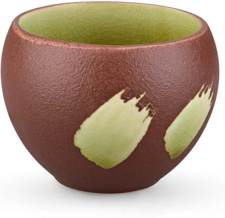 MAOCI - Teeschalen 4er Set Japan Design Porzellan 100ml - 2 Farben