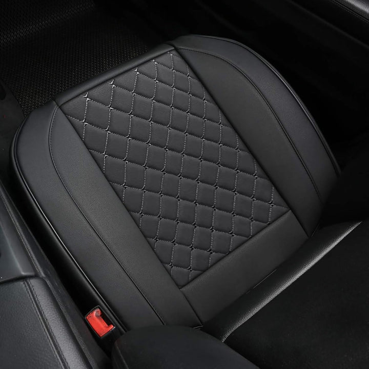 SanQing 2PCS Luxus PU Leder Autositzbezüge Schonbezüge für Vordersitzunterseite, Kompatibel mit 90%