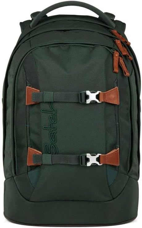 Satch Pack Skandi Edition Schulrucksack 4tlg. inkl. Lunchset (Nordic Forest Green), Nordic Forest Gr