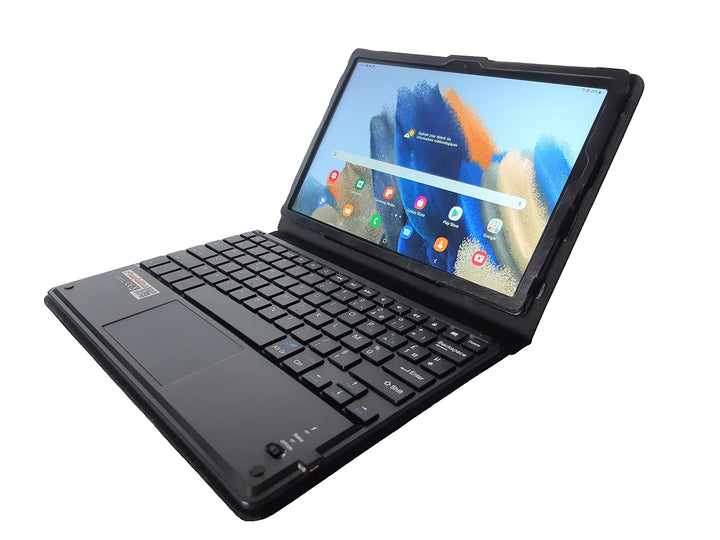 SonnyGoldTech MQ21 für Galaxy Tab A8 10.5 - FRANZÖSISCHES Layout - Bluetooth Tastatur Tasche mit Mul