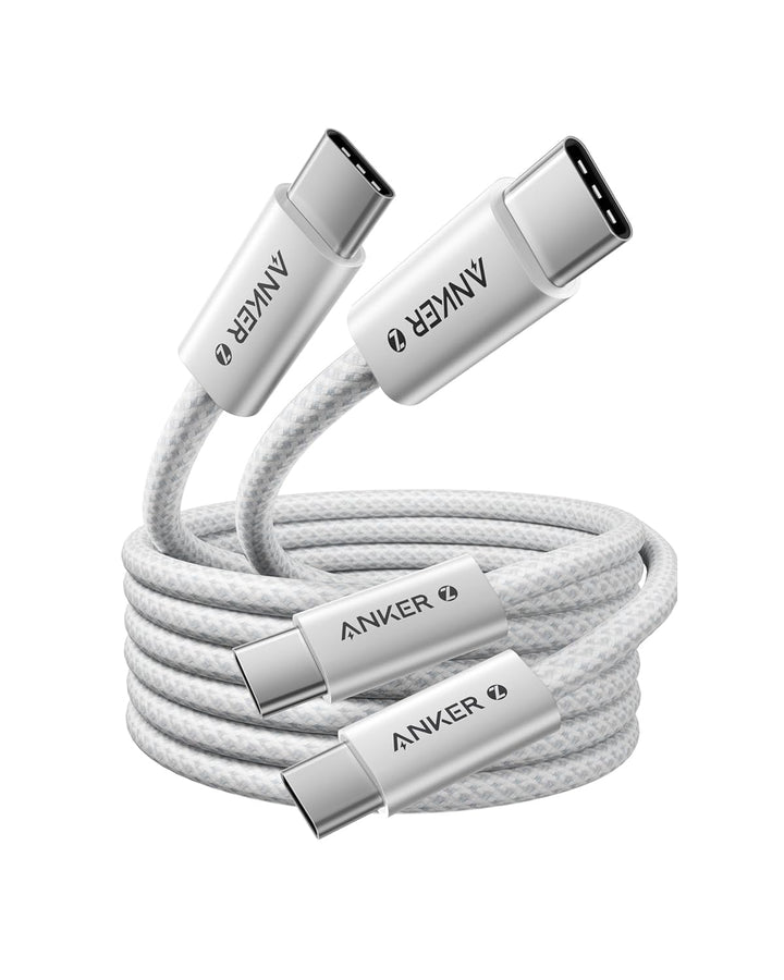 Anker 240W USB C Kabel, [2 Stück 1,8m] PD 3.1 Schnellladekabel USB C auf USB C Kabel, USB C Ladekabe