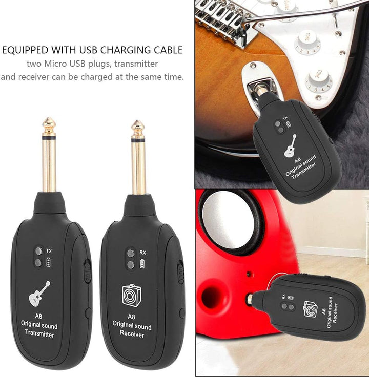 Ss Gitarren-Sender-Empfänger, Drahtloser Gitarren-Sender-Empfänger, Drahtloses Gitarrensystem, Draht