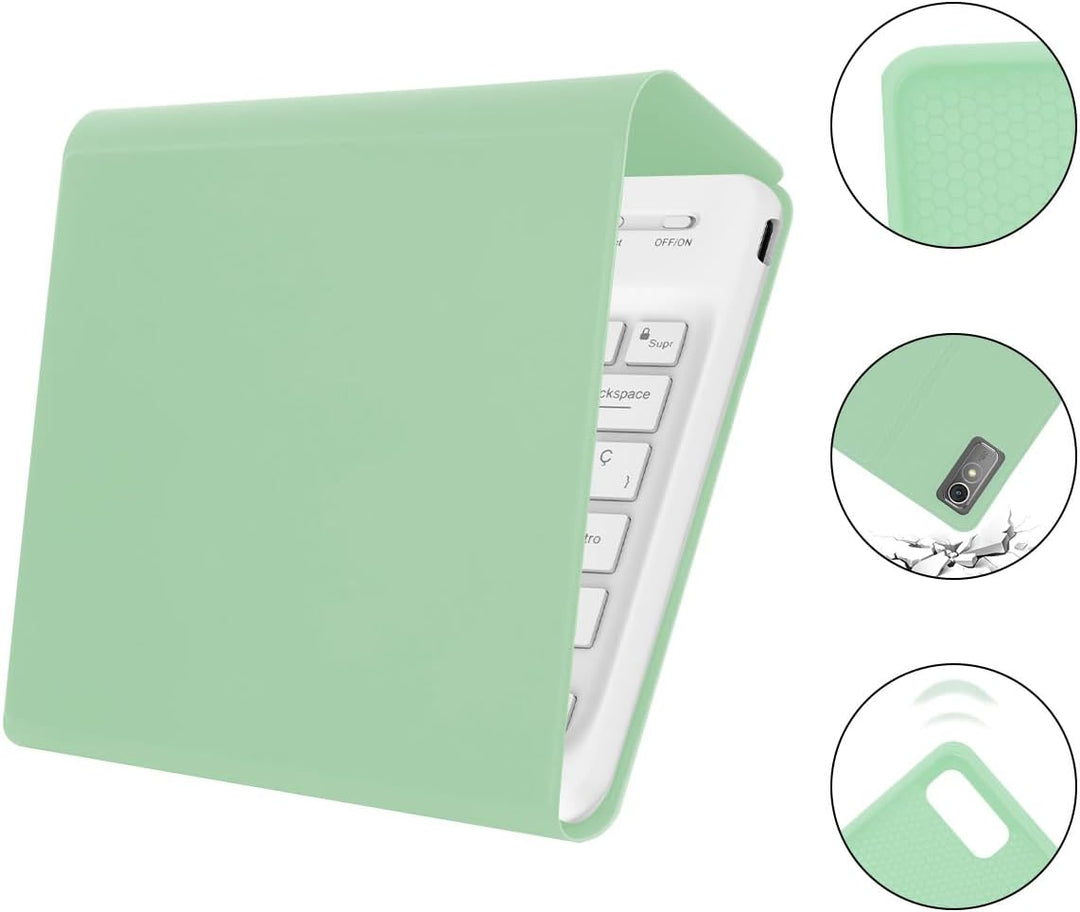 WINCHKING Tastatur Hülle für Lenovo Tab P12 12.7 Zoll 2023, Tastatur für Lenovo Tab P12 Tablet, 7 Fa