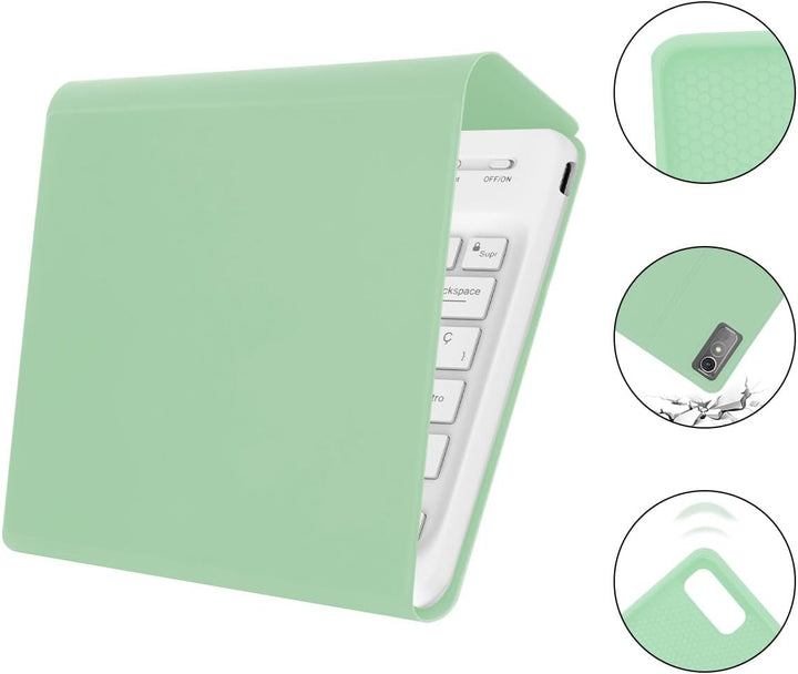 WINCHKING Tastatur Hülle für Lenovo Tab P12 12.7 Zoll 2023, Tastatur für Lenovo Tab P12 Tablet, 7 Fa