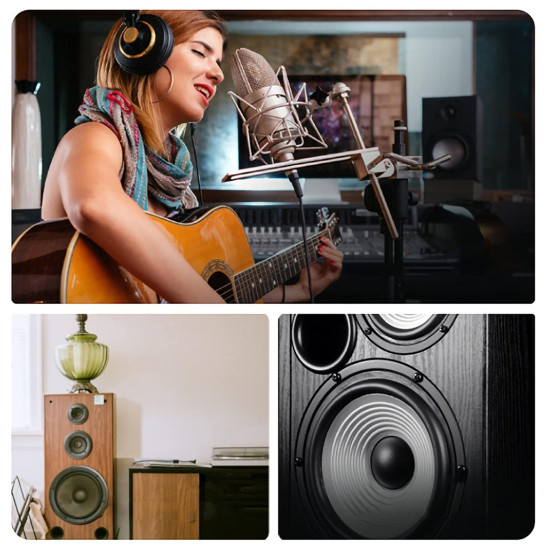 Impeto Hi-End-Audiophile XLR Kabel,hifi Mikrofonkabel, 3-Pin XLR Stecker auf Buchse Mikrofonkabel fü