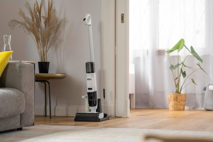 Kärcher Saugwischer FCV 2 Natural N, kabelloser Saugwischer mit 2 Reinigungsmodi, Akkulaufzeit: ca.