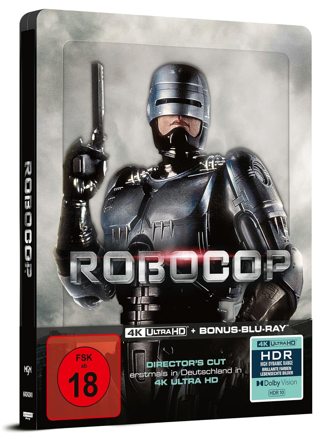 RoboCop (Director's Cut) - 2-Disc Limited SteelBook (UHD-Blu-ray + Bonus-Blu-ray), 4K