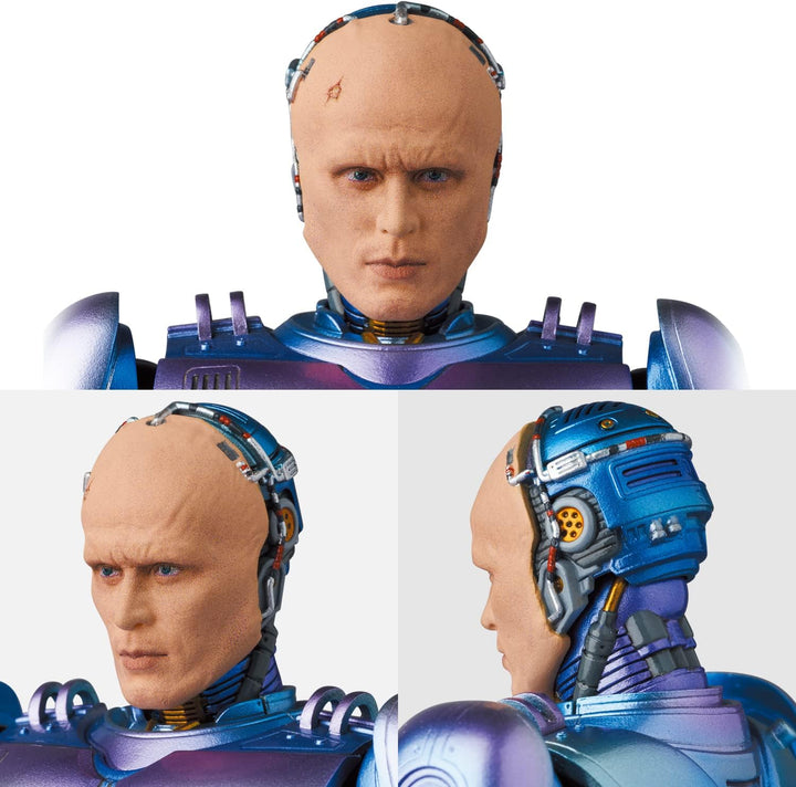 Medicom MAFEX No.196 Robocop 2 Robocop 2 Murphy Head Version, Gesamthöhe ca. 160 mm, Nicht skaliert,