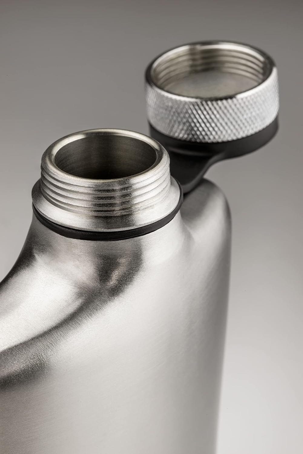 GSI Outdoors Glacier Stainless Hip Flask 8 oz Flachmann, Unisex Erwachsene, Silber, 8 oz