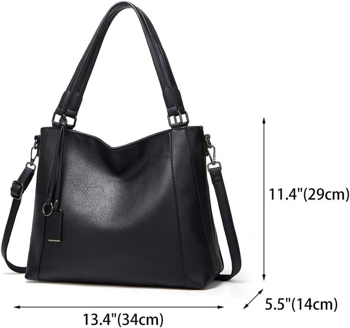 BUKESIYI Damen Tasche Handtasche Umhängetasche Schultertasche Frauen Kulturbeutel Weekender Klein PU