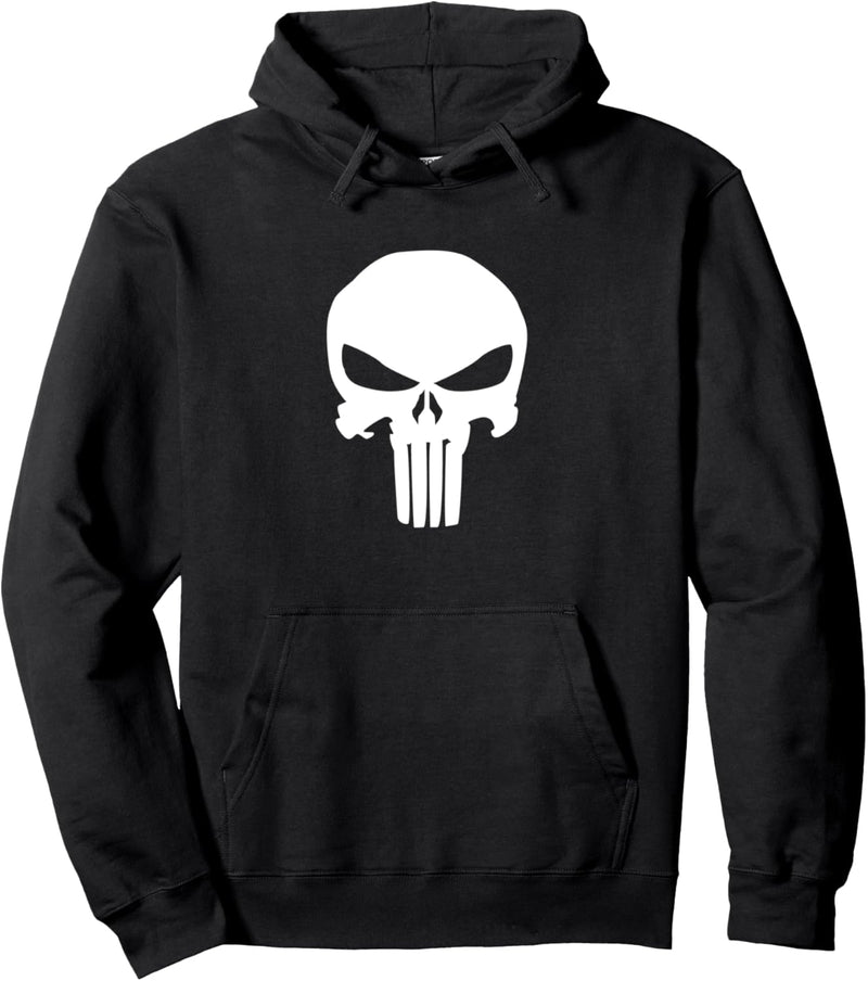 Marvel Punisher Classic Skull Symbol Pullover Hoodie