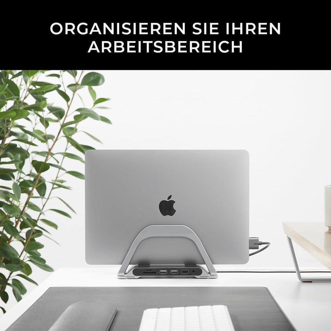HumanCentric USB C Hub für MacBook, Laptop Dockingstation und MacBook Ständer Kompatibel mit MacBook