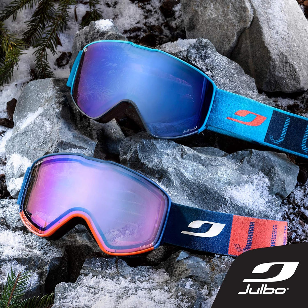 Julbo Alpha Skibrille Einheitsgrösse Blue Cyan-Blue Marine - Orange, Einheitsgrösse Blue Cyan-Blue M