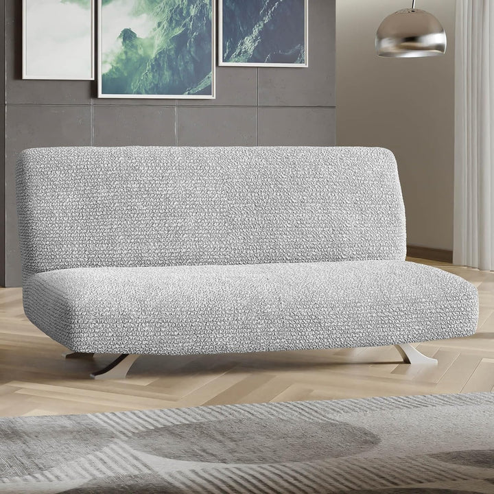 Menotti Armless Sofa Bett Bezug 2 3 Sitzer Schonbezug für Sofa und Sessel Stretch Elastischer Stoffs
