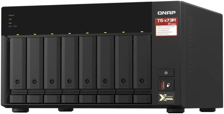 QNAP NAS, no HDD/SSD, AMD Processor | TS-873A-8G, 8-Bay, 8GB RAM, 2.5GbE