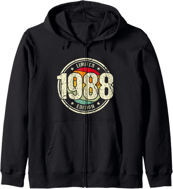 Retro 36 Jahre Jahrgang 1988 Limited Edition 36. Geburtstag Kapuzenjacke