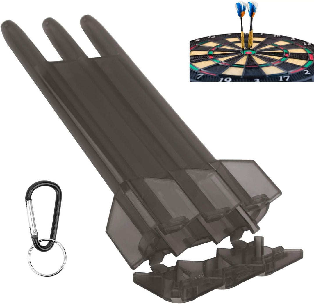 Keenso Dart-Etui, tragbar, aus Aluminium, für Darts, Aufbewahrung/Reise, langlebig, mit 3 Dartpfeile