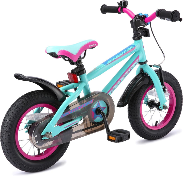 BIKESTAR Kinderfahrrad 12 Zoll für Mädchen und Jungen ab 3-4 Jahre | 12er Kinderrad Mountainbike | F