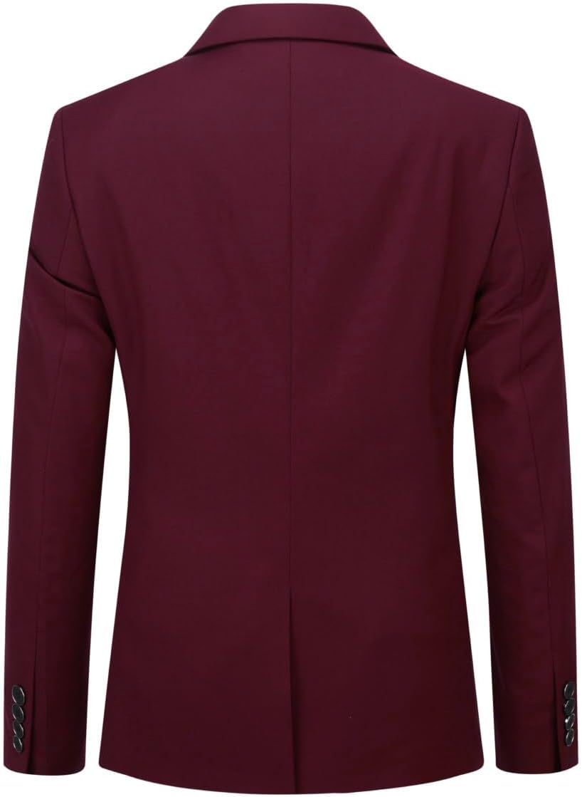 YOUTHUP Anzug Herren Regular Fit 3 Teilig Anzüge Peak Lapel Morden Herrenanzug Business Hochzeit Smo